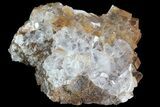 Lustrous Clear Cubic Fluorite Crystals - Morocco #80267-3